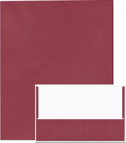 PORTFOL 2PKT LTHRETTE BURGUNDY