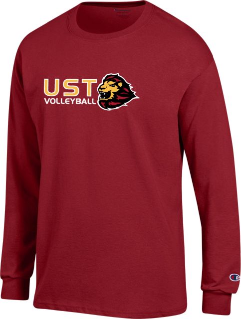 St. Thomas Champion Long Sleeve T Shirt UST Volleyball - ONLINE ONLY
