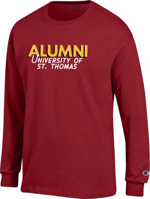St. Thomas Champion Long Sleeve T Shirt Alumni University of St Thomas - ONLINE ONLY
