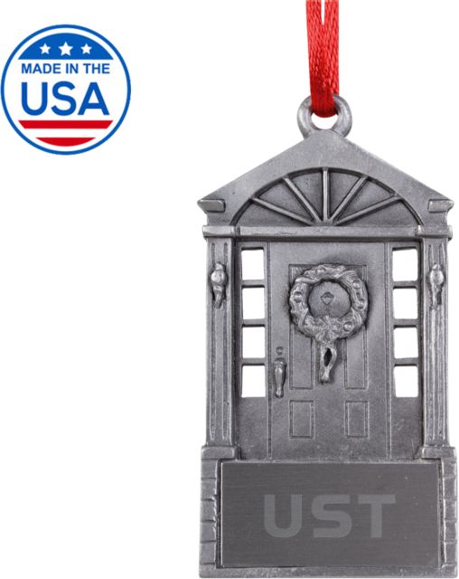 St. Thomas Front Door Ornament UST Engraved - ONLINE ONLY