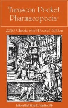 Tarascon Pocket Pharmacopoeia 2020 Classic Shirt-Pocket Edition